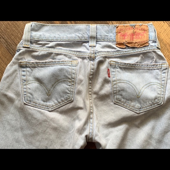 Levi’s 504 Slouch Jeans Destroyed- Vintage - Picture 2 of 6